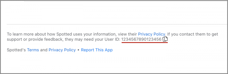 App-spezifische Facebook-ID