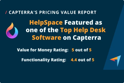 Capterra zeichnet HelpSpace für hervorragendes Preis-Leistungs-Verhältnis aus