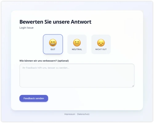 Kundenzufriedenheit direkt spüren – mit der neuen Schnellbewertung in HelpSpace