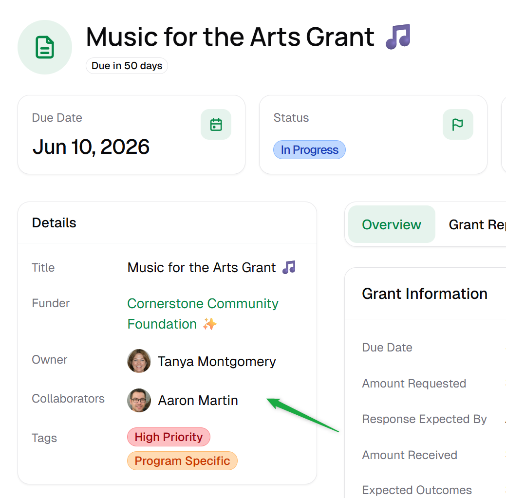 Add Collaborators to Email Notifications
